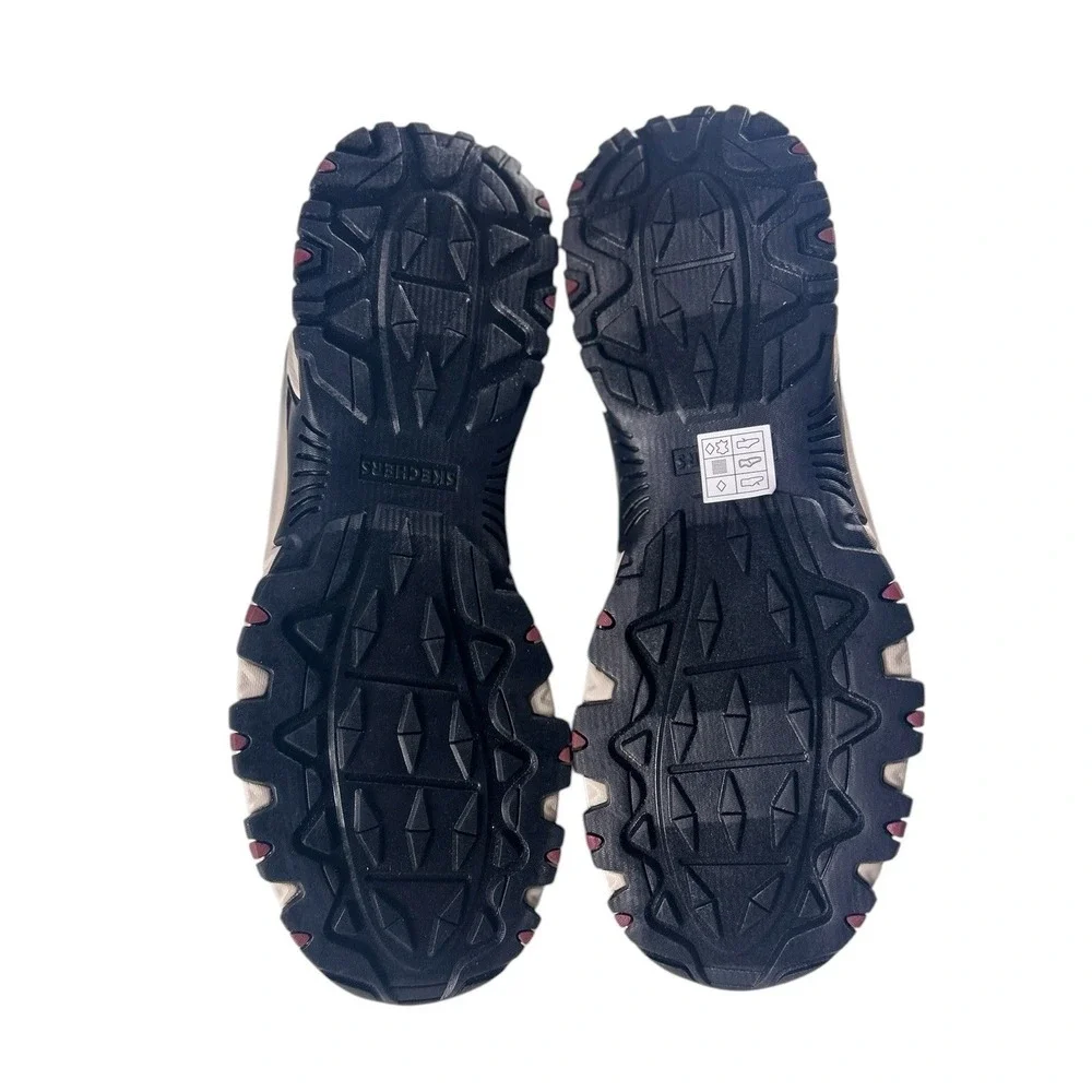 Skechers Hillcrest Mens 12 Charcoal Trail Running Hiking Sneakers 255184BJ‎ NEW
